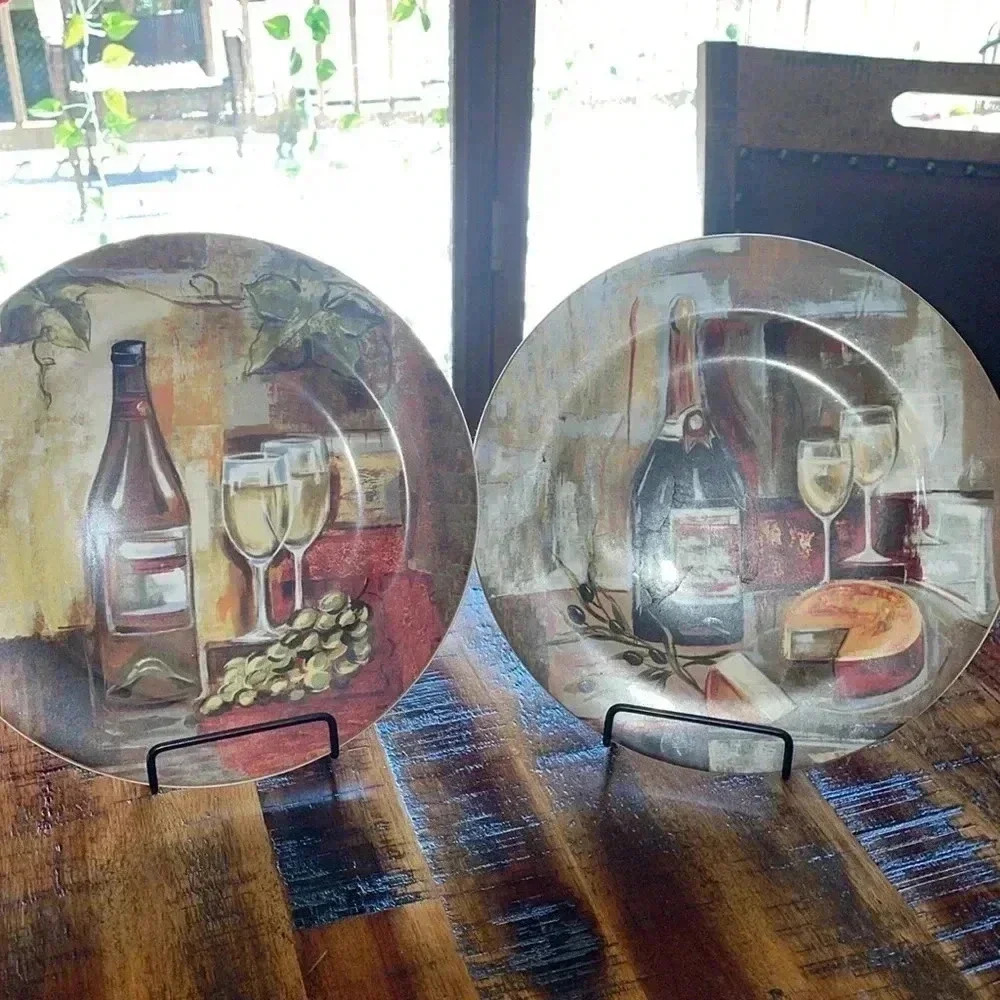 Sakura Collection Wine Display Plates Set-1